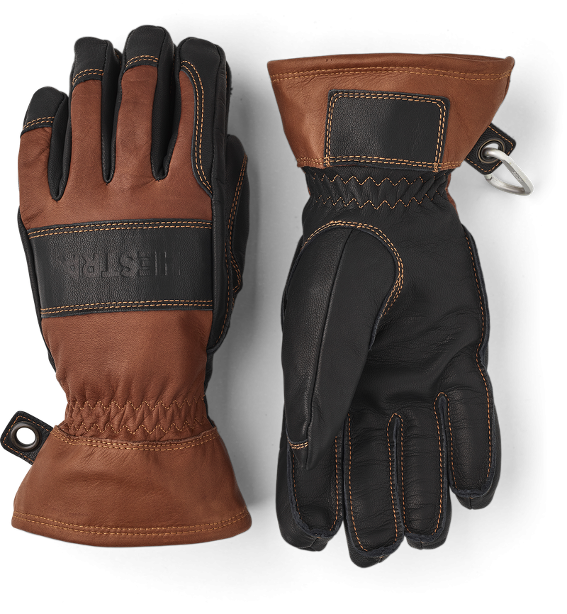Hestra Fält Guide Glove Handsker Brown / Black Str 9 Hestra
