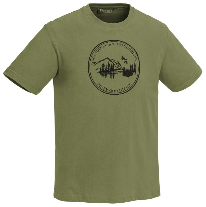 Pinewood Camp T-Shirt Grøn XXL Pinewood