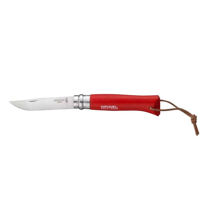 Opinel N°8 Trekking Stainless Steel Rød Opinel