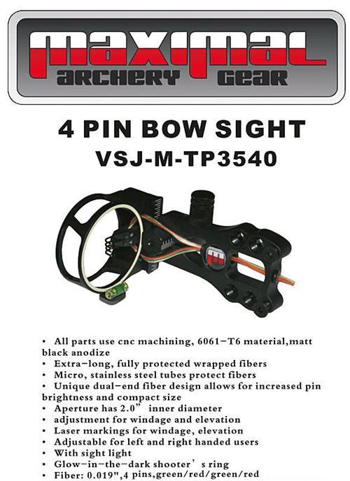 Maximal buesigte 4 pin lys og level Maximal