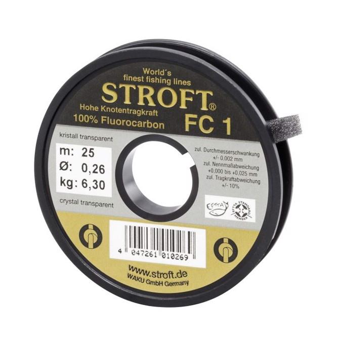 Stroft FC1 100% fluorocarbon 25m-0