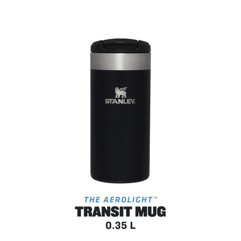 Stanley AeroLight Transit Mug 0.35L - Black Metallic Stanley