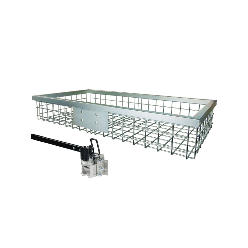 Trådkurv 1020x530x165 mm galvaniseret med foldbar lynkobling Eurohunt