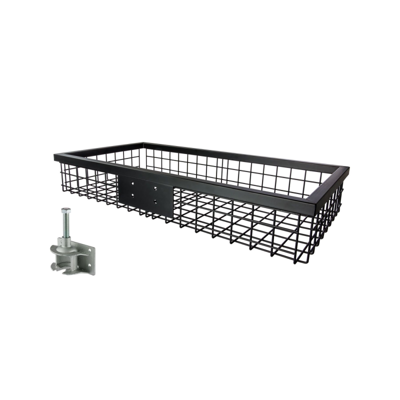 Trådkurv 1020x530x165 mm Sort lakeret plug-ind kobling Eurohunt