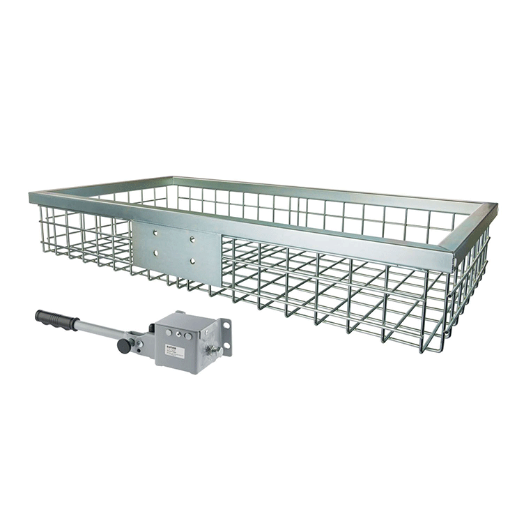 Trådkurv 1020x530x165 mm galvaniseret med lynkobling Eurohunt